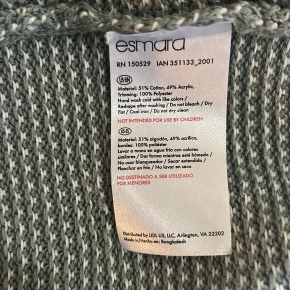 Esmara open front hooded coat size small (4/6) - Picture 7 of 12